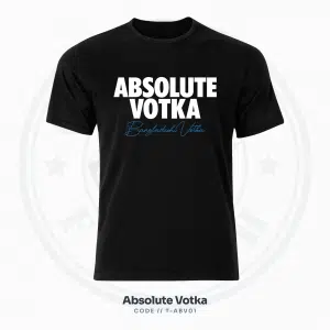 Absolute Votka T-Shirt – Black, Unisex