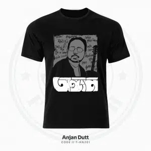 Anjan Dutt Tribute T-Shirt – Black, Unisex