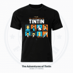 The Adventures of Tintin – Tribute T-Shirt – Unisex, Black
