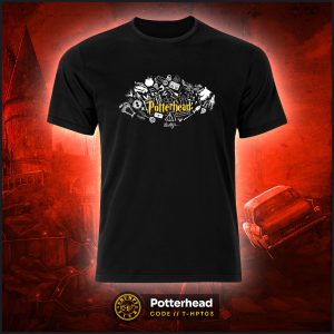 Potterhead Unisex Black T‑Shirt