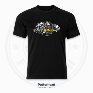 Potterhead Unisex Black T‑Shirt